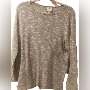 St John’s Bay Women’s Long Sleeve Jersey Knit Lightweight Sweater Top Size Large